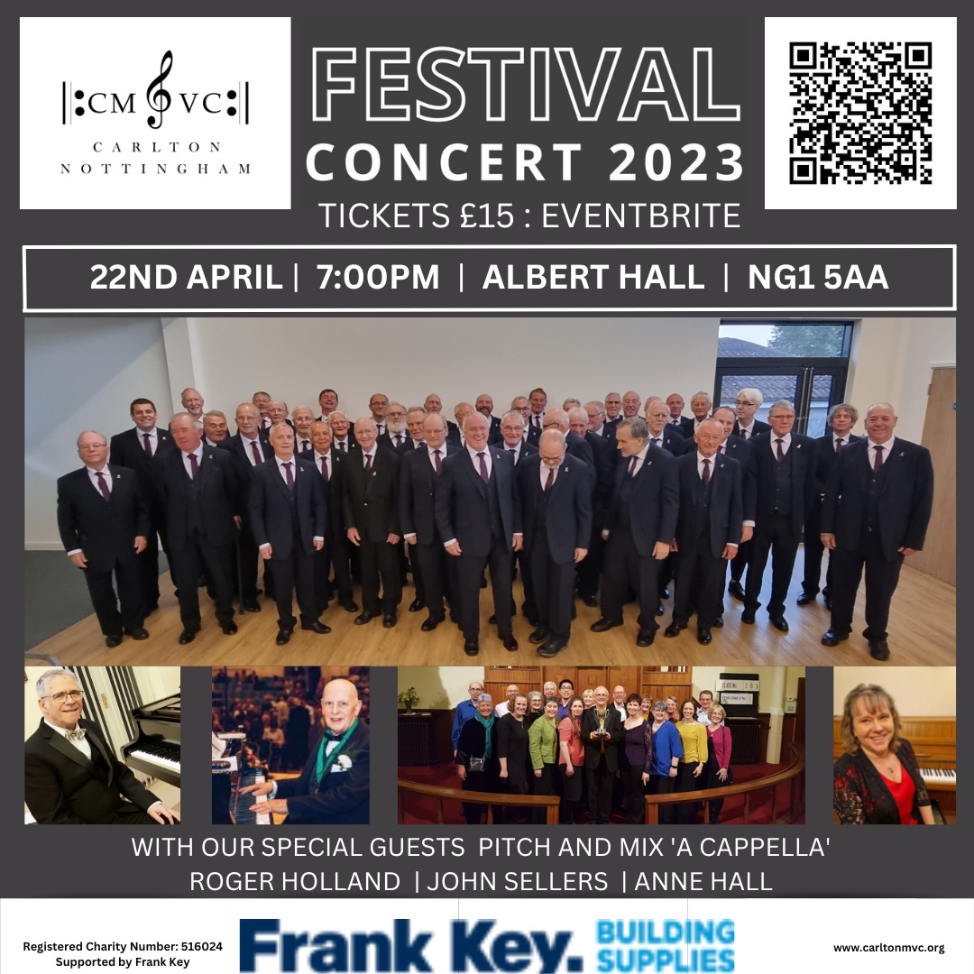 Our Festival Concert entitled "The Calm within The Storm", promises a variety of choral styles from big sings (storm) to quiet reflective pieces (calm). Special guests a capella barber shop group Pitch and Mix. Tickets from choir members and Eventbrite eventbrite.co.uk/.../festival-c…...