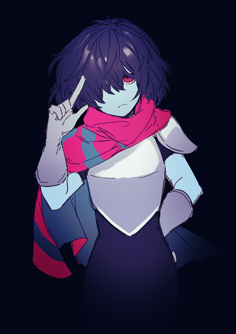 未完だけどDELTARUNEもヤッテネッ(過去絵) 