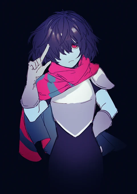未完だけどDELTARUNEもヤッテネッ(過去絵) 