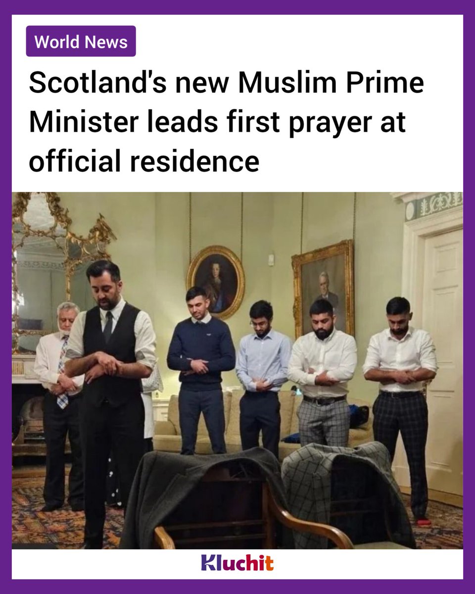 KluchitMag's tweet photo. Scotland's new Muslim Prime Minister of Pakistani origin leads first prayer at official residence

Read More: https://t.co/y7x7PdJSdO 

#scotland #HamzaYusuf #muslims #islam https://t.co/7EJ8juSyTD