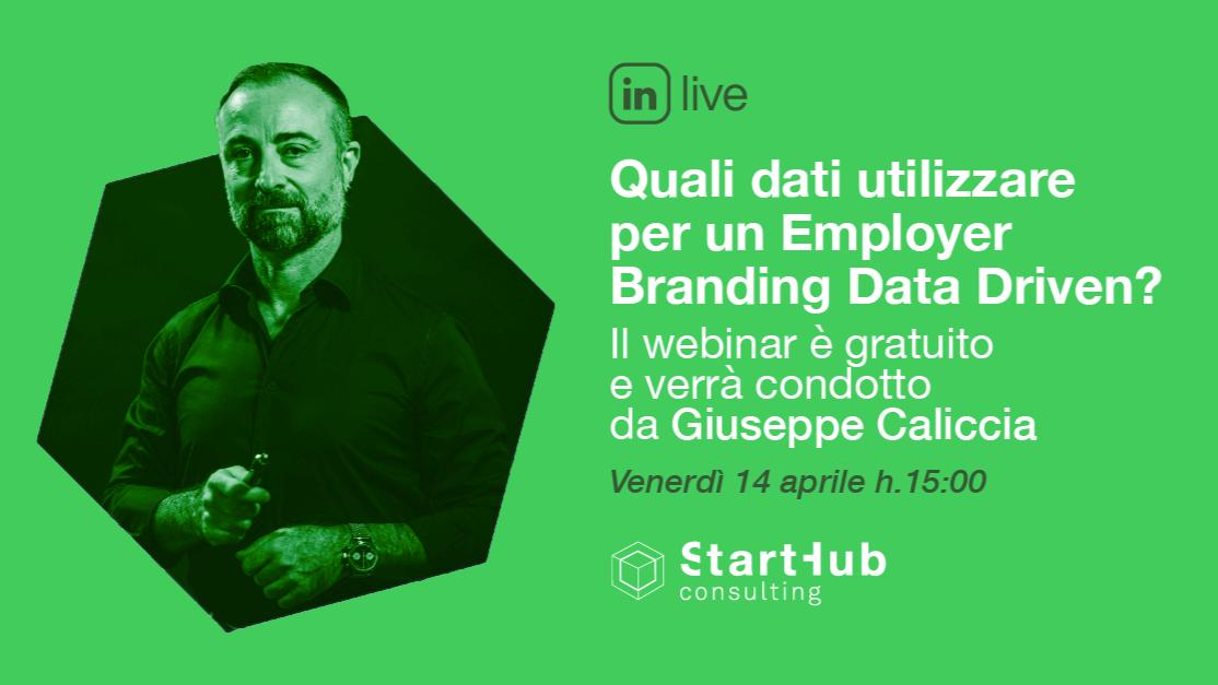 StartHubCons's tweet image. Procedere grazie ai dati garantisce il risultato. Ma quali dati sono necessari e com e reperirli se it occupi di Employer Branding? Lo scopriremo venerdì, 14 aprile alle ore 15:00 insieme a Giuseppe Caliccia. Iscriviti alla live! linkedin.com/events/7046416…