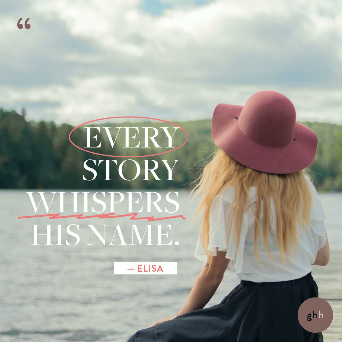 Every story whispers His name—pointing to the redemption God designed for us.

—Elisa Morgan

#godseesher
#dailydevo
