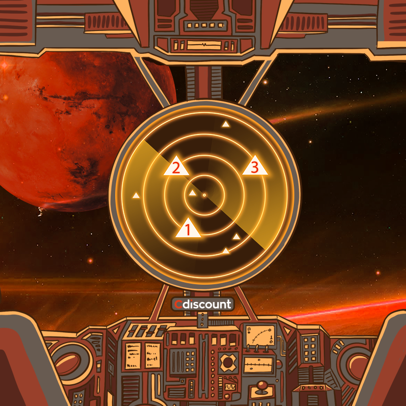 🎁 #Concours 

#CdiscountMissionMars : votre scanner indique la position d'une balise de détresse...

✔️ FOLLOW + TWEET avec 1, 2 ou 3, pour tenter de remporter au choix 1 de nos 6 offres spatiales du jour : bit.ly/CdiscountMissi…

🍀 TAS à 14h et suite de l'aventure spatiale 🚀