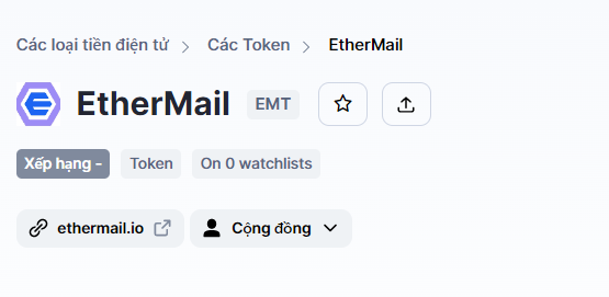 #Ethermail: Dự án raise 7M$, AE đăng kí để nhận 250 EMC.

AE Truy cập ethermail.io/?afid=64240819…, Sign up for free -> kết nối ví metamask -> đăng kí mail phụ -> đăng kí khoá -> done.

Kèo cheat được, mảng mới dễ thành trend, sắp launch, AE tranh thủ làm có tí cafe đó.
