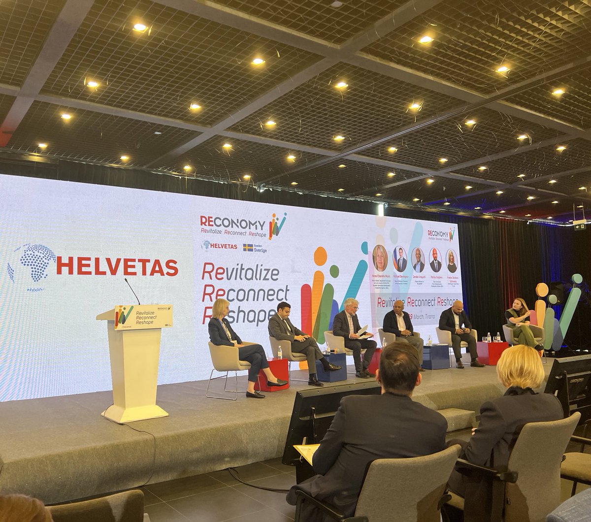 Exciting to see the <a href="/RECONOMYprogram/">RECONOMY</a> being launched and the amount of opportunities for sustainable, scalable and inclusive economic development in #WesternBalkans and #EasternPartnership countries. <a href="/ZenebeUraguchi/">Zenebe Uraguchi</a> <a href="/tkhlashidze/">Elene</a> @SabinSelimi <a href="/Sida/">Sida</a> <a href="/Helvetas/">Helvetas</a>