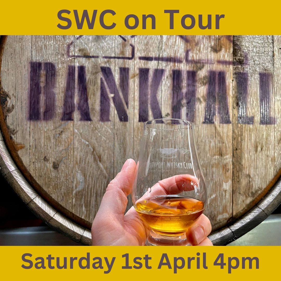 SouthportWhisky's tweet photo. The next stop for our SWC on Tour is at Bankhall Distillery in Blackpool. Come along and try some of of SWC's own bottles. Cost is £30. Book here https://t.co/eEX0fpAU0U https://t.co/NiHaHKU0ae
