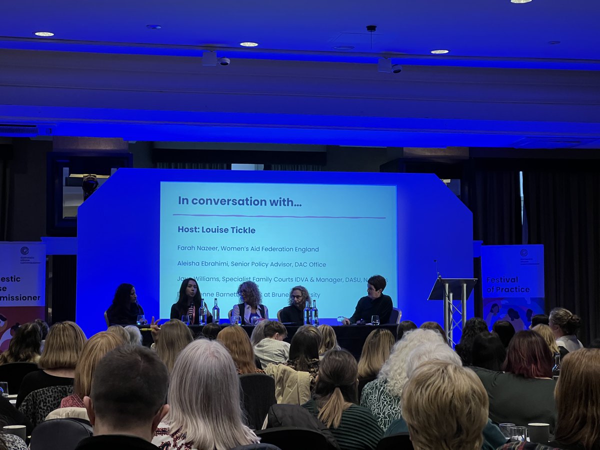 #womensaid
#DACFestival 
#DomesticAbuse 

”We have to understand and respond the intersectional issues and oppressive behaviours that exists within the family courts“.

Still trying to figure out how family courts should operate.  @<a href="/ConnectUCLan/">ConnectCentre@UCLan</a>

centre the voice of victim
