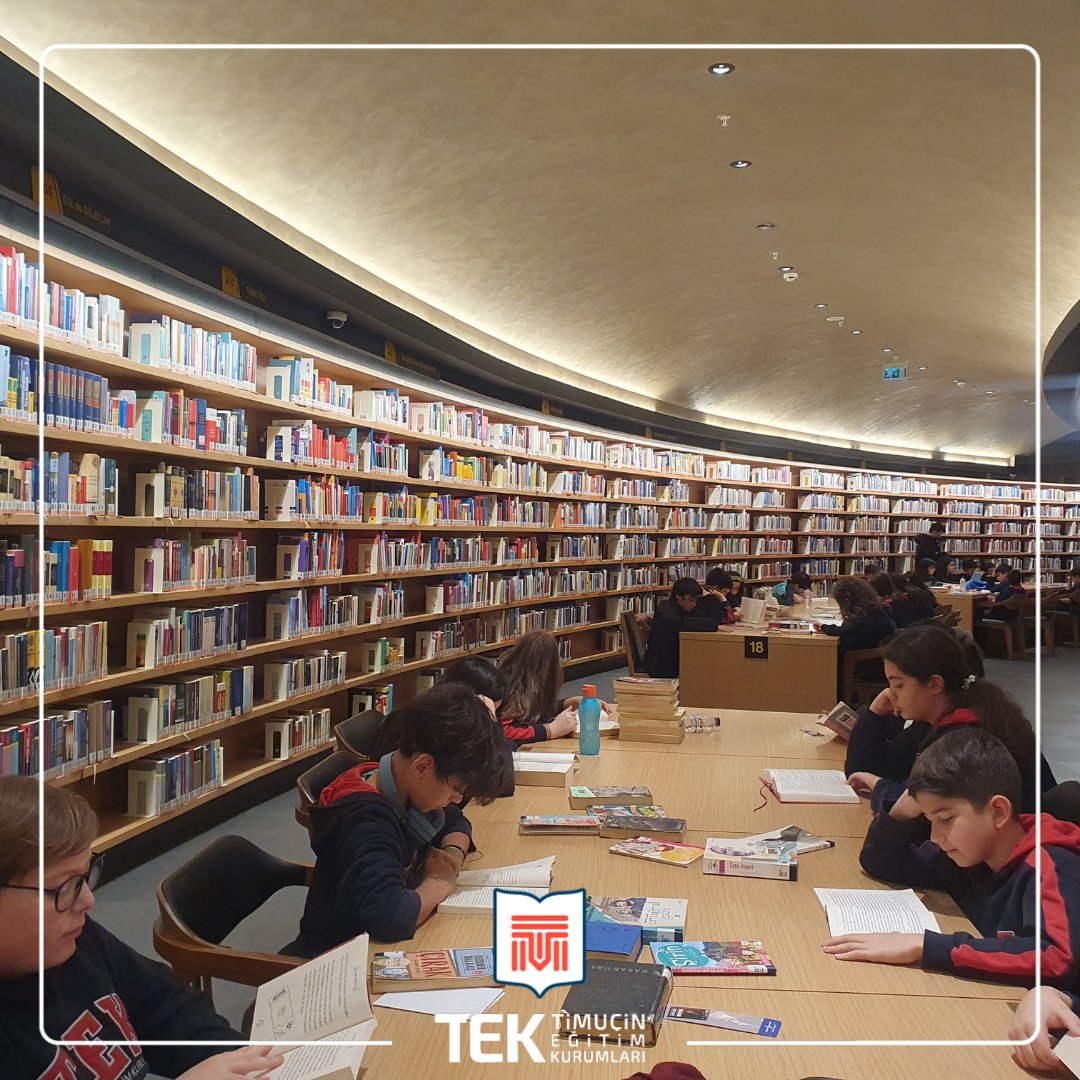 tekokullari's tweet photo. Kütüphaneler Haftası kapsamında öğrencilerimiz Başakşehir Kütüphanesine gittiler. Seminer sonrasında kütüphanede kitap okudular. Kitaplar bize her anlamda rehber olur ve bize farklı dünyaların kapılarını açar. Çünkü "Okumak, mutluluğa uçmaktır."😊📖📚 https://t.co/JM86FUtrdx