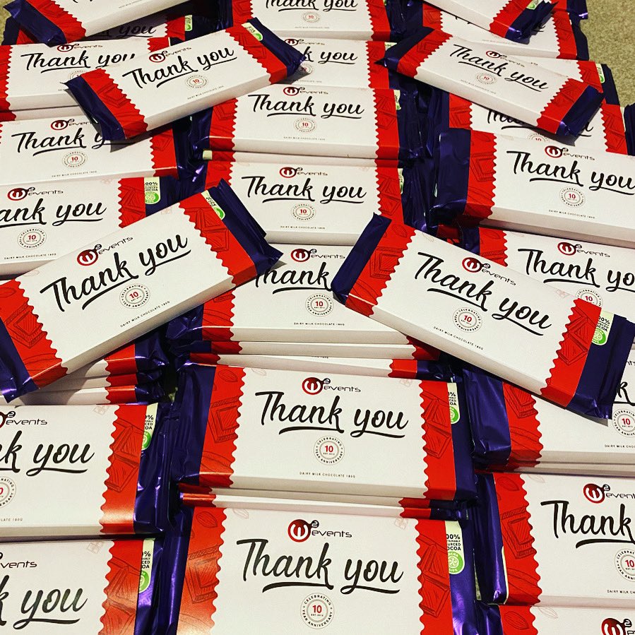 Today we’re marking our 10 year anniversary, surrounded by a few hundred chocolate bars.

Keep an eye on your post rooms over the next few weeks… and don’t tell Willy Wonka #GoldenTicket
