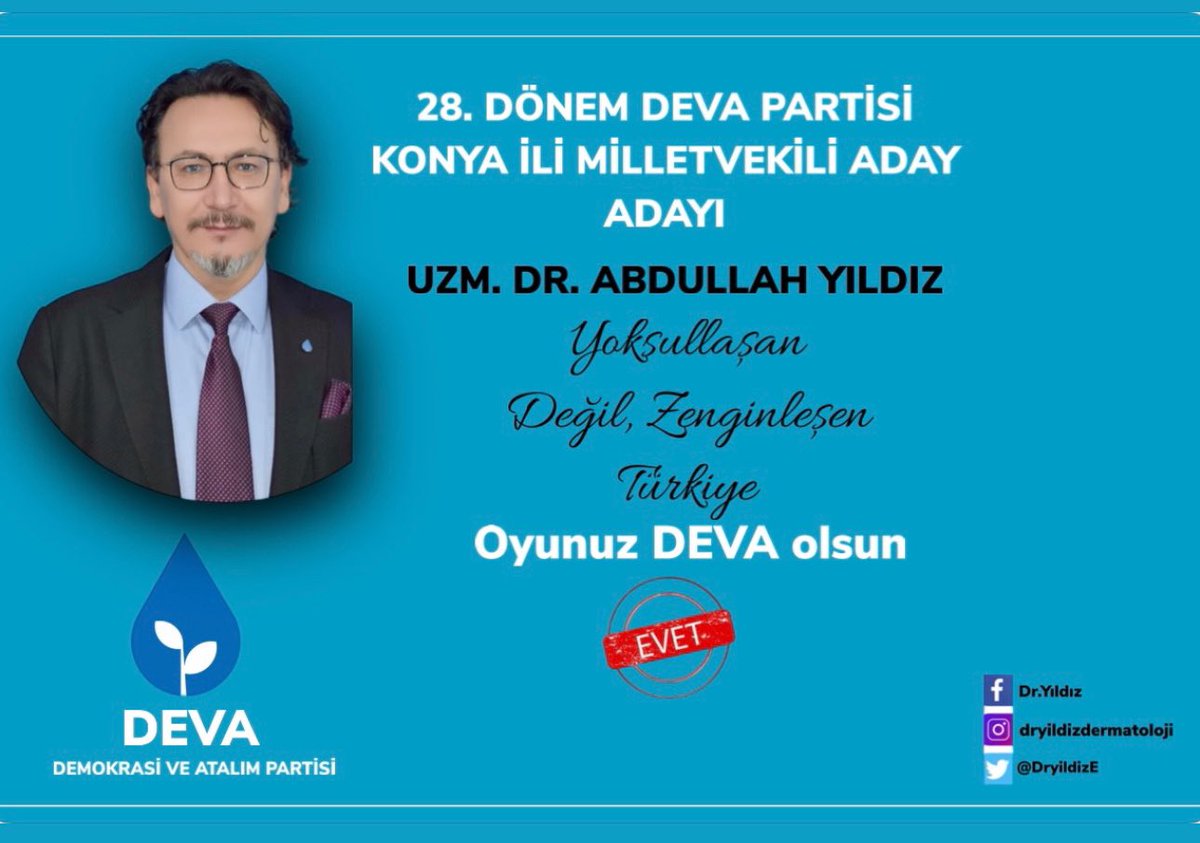 @devapartisi @alibabacan @mvekilininsesi @hemsireyizbiz_ @pusula_haber @hakimiyetmedya @konyasecim2023 @YeniKonya @KonyaPostasi1 @yenigunresmi @secimtr2023 @2023sandik @geleceginioyla