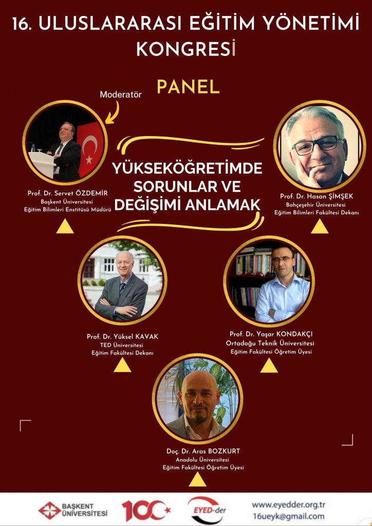 sonmezemres's tweet photo. 16. Uluslararası Eğitim Yönetimi Kongremiz Başkent Üniversitesi ve EYEDDER iş birliğinde Ankara'da Başkent Öğretmenevinde 28-30 Nisan 2023 tarihleri arasında düzenlenecektir. Kongremize katılımlarınızı bekliyoruz. Bildiri son gönderim tarihi: 01.04.2023
https://t.co/vEzryoj5UO https://t.co/g6XEwX95mL