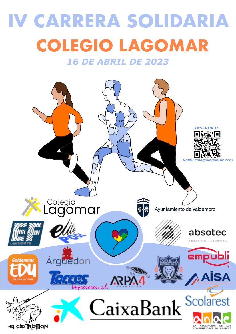 Un año más, participamos como colaboradores en la IV Carrera Solidaria 🕊 del <a href="/colegiolagomar/">Sara Dominguez</a> 📚🧑🏽‍🏫que se celebrará el 16 de abril.
Os animamos a participar en la carrera 🏃‍♀️🏃 y pasarlo en grande 🥳 con toda la familia de este gran colegio.

colegiolagomar.com/product-page/i…