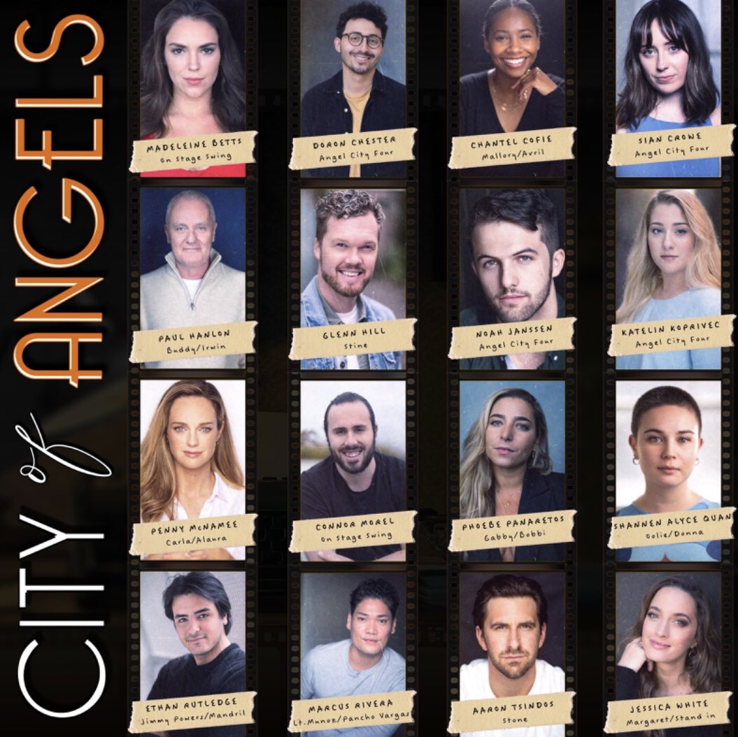 News | Cast announced for the Sydney premiere of CITY OF ANGELS 🎞. The 6x Tony award-winning musical is produced by Joshua Robson Productions (Bonnie &amp; Clyde, In the Heights) in association with Hayes Theatre Co, from 23 June