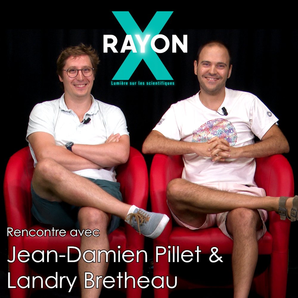 Polytechnique's tweet photo. [#RayonX / Ep.4] "La science a une démarche de vérité, mais on peut se tromper : on peut obtenir des faux résultats ou avoir une simplification de ce qu'on a vu." Landry Bretheau et Jean-Damien Pillet du Laboratoire de Physique de la matière condensée ➡️ https://t.co/6nAzNwlyqv https://t.co/adtuDYtzOP