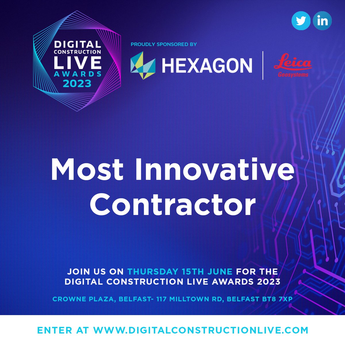 MOST INNOVATIVE CONTRACTOR Have you provided innovative solutions to construction challenges? Do you use advanced construction methodology and tools in your project? ENTER NOW >>> bit.ly/3ZWHnQg #innovativeconstruction #contractor #digitalconstruction #digitisation