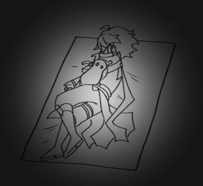 fanart i drew of xiao 
