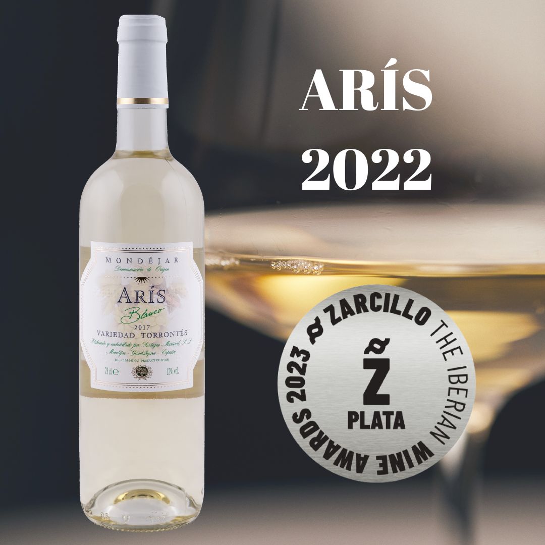 ¡Tenemos una muy buena noticia!. Nuestro vino Arís, añada 2022, de la variedad #torrontes ha sido premiado con un🥈Zarcillo de Plata en los prestigiosos #premioszarcillo2023 organizados por <a href="/tierradesabor/">Tierra de Sabor</a>. Los #premioszarcillo se confirman como el único concurso ibérico de vinos