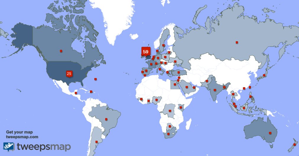 I have 4 new followers from Canada 🇨🇦, and more last week. See tweepsmap.com/!stephen2421