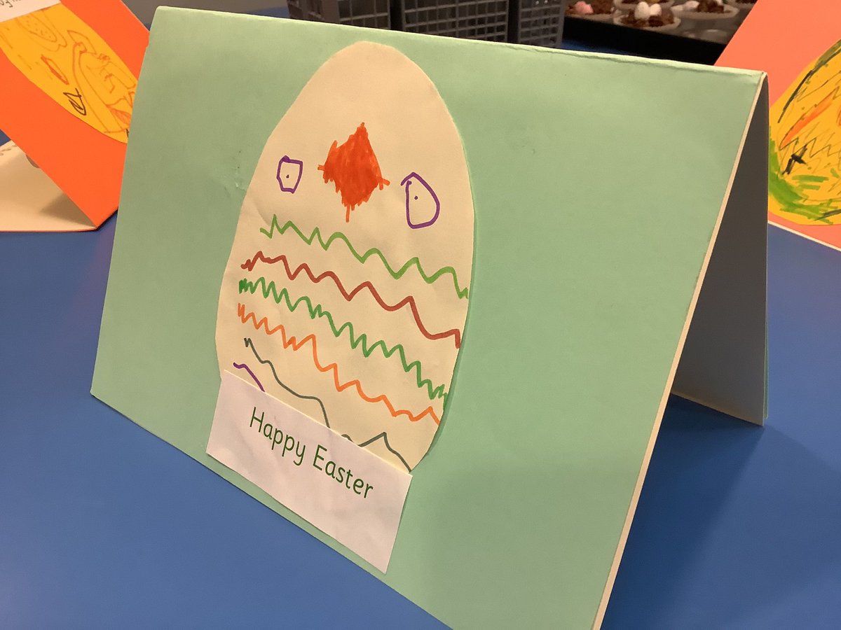 Barfordstpeters's tweet photo. Today Reception have been finding out about the Easter story and how it links to the theme of new beginnings and new life.
We made our pop up Easter cards.
#bspRE #bspEarlyYears https://t.co/f8zCWTlUyU