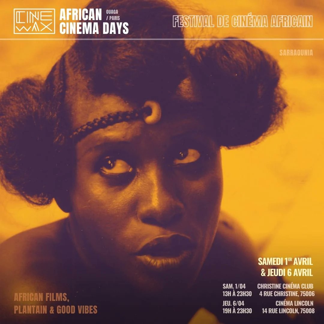 ParisCinemaClub's tweet photo. [African Cinema Days] 🇧🇫
@Lecinewax revient sur les plus beaux films sélectionnés au @FESPACO3 ! Découvrez 4 longs et plusieurs courts-métrages qui prouvent que le cinéma africain se porte bien !

Rdv samedi après-midi au Christine.
Détails et horaires ⤵️
https://t.co/wUsBLiaj9R https://t.co/rfpTMxDnN3
