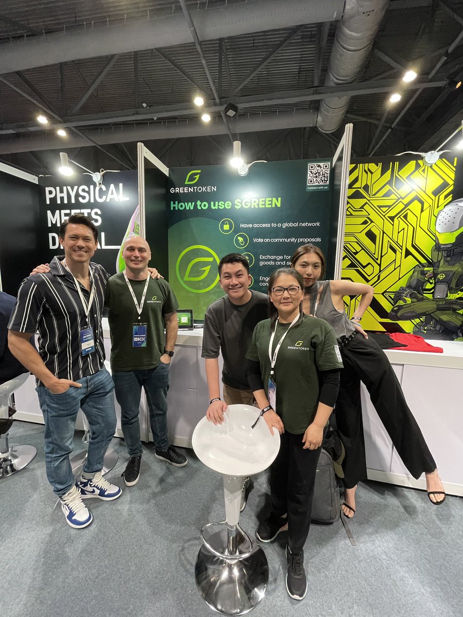 Meet the @greentokenorg team full force at @WOWsummitWorld 🇭🇰 🌱 💪🏻

GM ⛅️ #GreenMatters