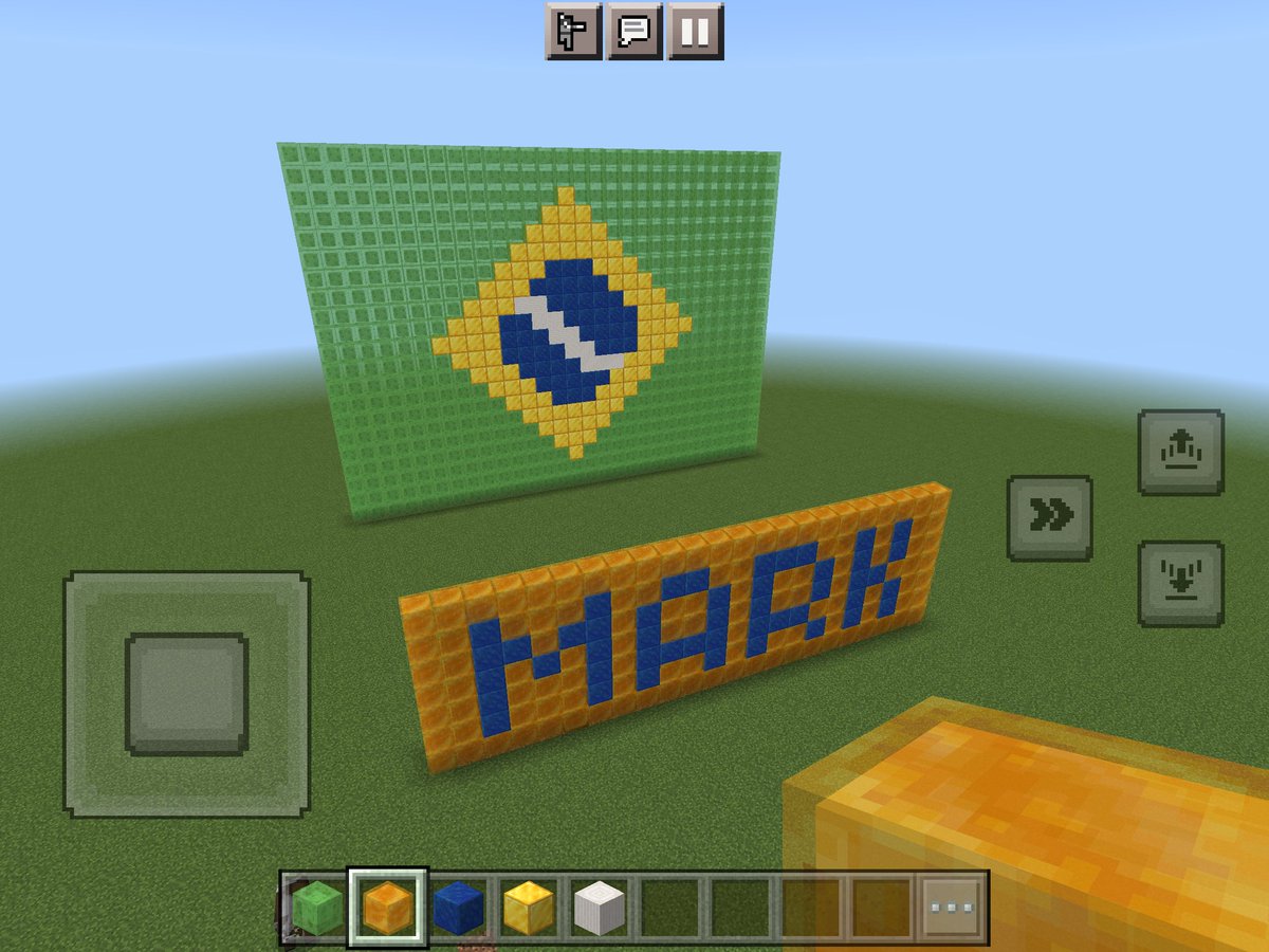 GigaTraining's tweet photo. Super creative skills from young people @holychildps making world flags in minecraft this morning @thebytesproject @boysandgirlsclubs https://t.co/y8NklG5abo