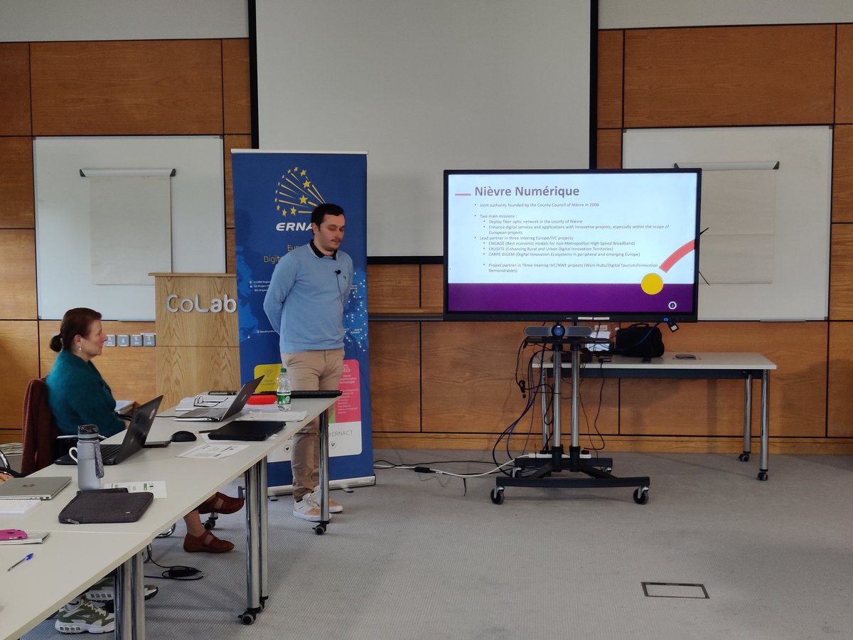 ENAIBLER's tweet photo. #ENAIBLERproject Kick-off continues in the @Colab_NorthWest!
Great presentations from projects partners about their organisation and what they would like to get out of the #ENAIBLERproject for their region!
@umeauniversity, #OpolskieVoivodeship, #SkellefteåMunicipality #AI https://t.co/adPwAhpAcE