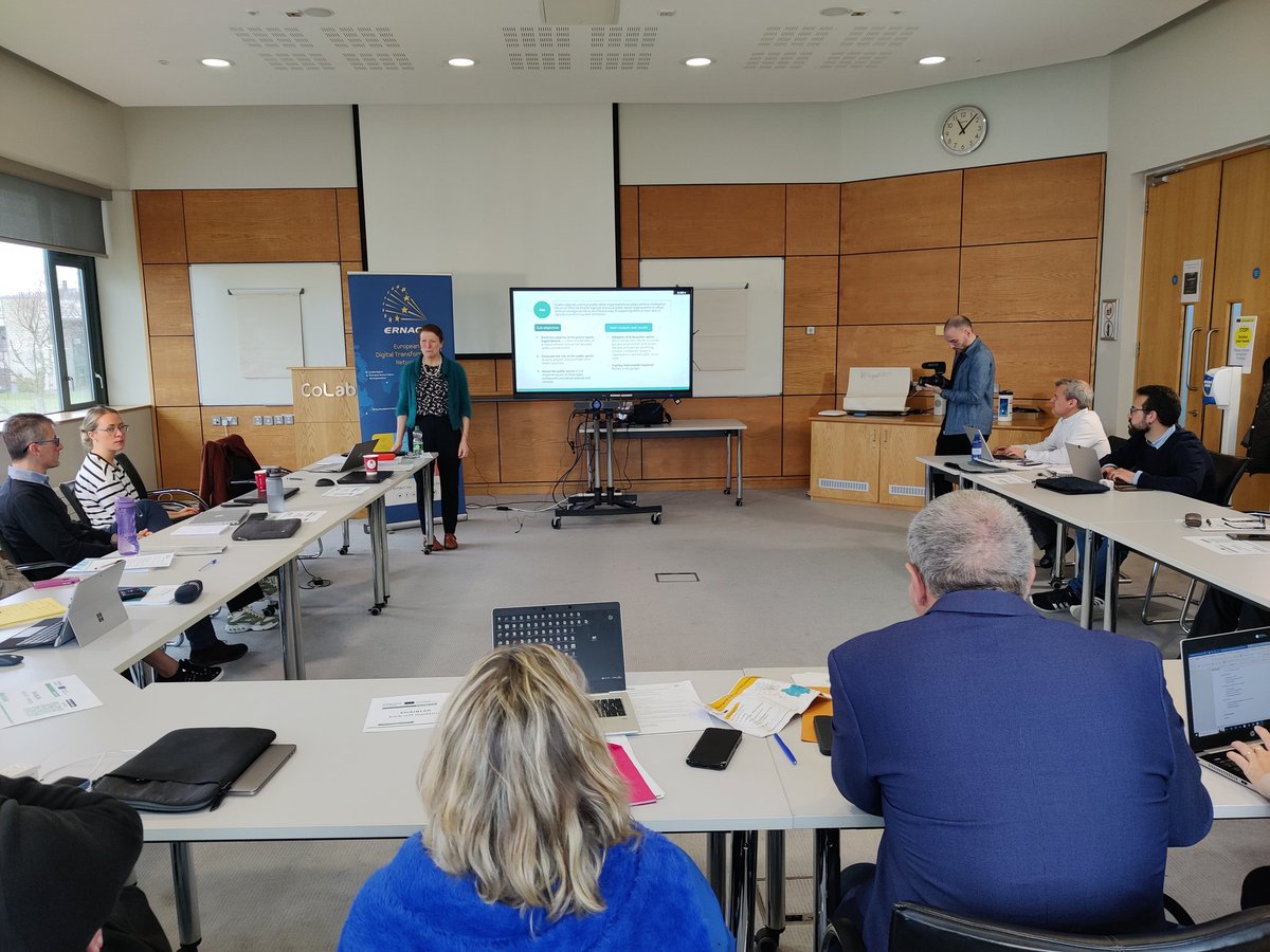 ENAIBLER's tweet photo. #ENAIBLERproject Kick-off continues in the @Colab_NorthWest!
Great presentations from projects partners about their organisation and what they would like to get out of the #ENAIBLERproject for their region!
@umeauniversity, #OpolskieVoivodeship, #SkellefteåMunicipality #AI https://t.co/adPwAhpAcE