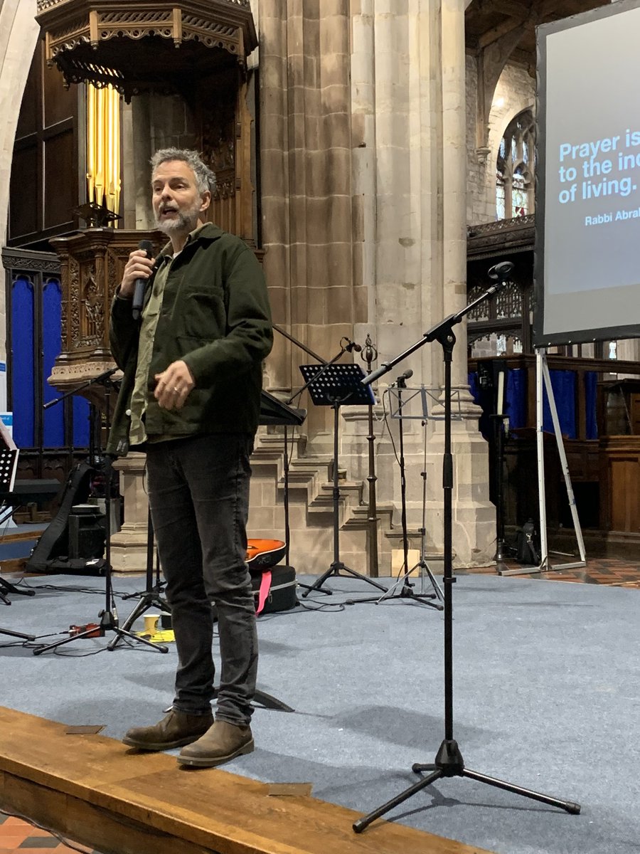Humbled and excited to have <a href="/PeteGreig/">Pete Greig</a> @HerefordDiocese speaking to us in our year of prayer.