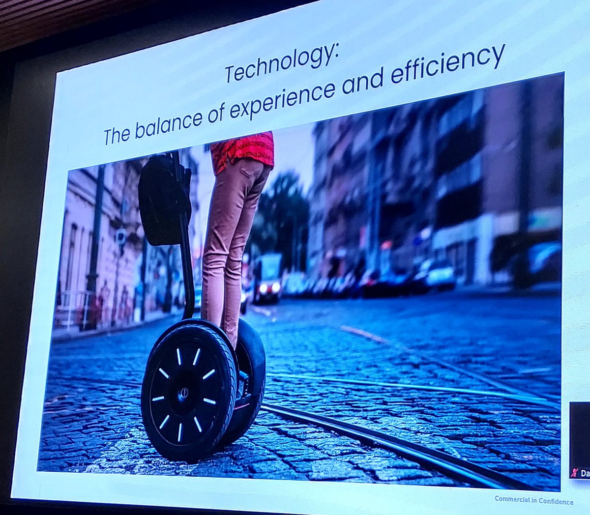 James Ellerby from the Russell Partnership Collection telling our Hospitality and Tourism students about how technology can support the industry so people can focus on what they're good at: human interaction. <a href="/SHUHospitality/">SHU Hospitality</a>.