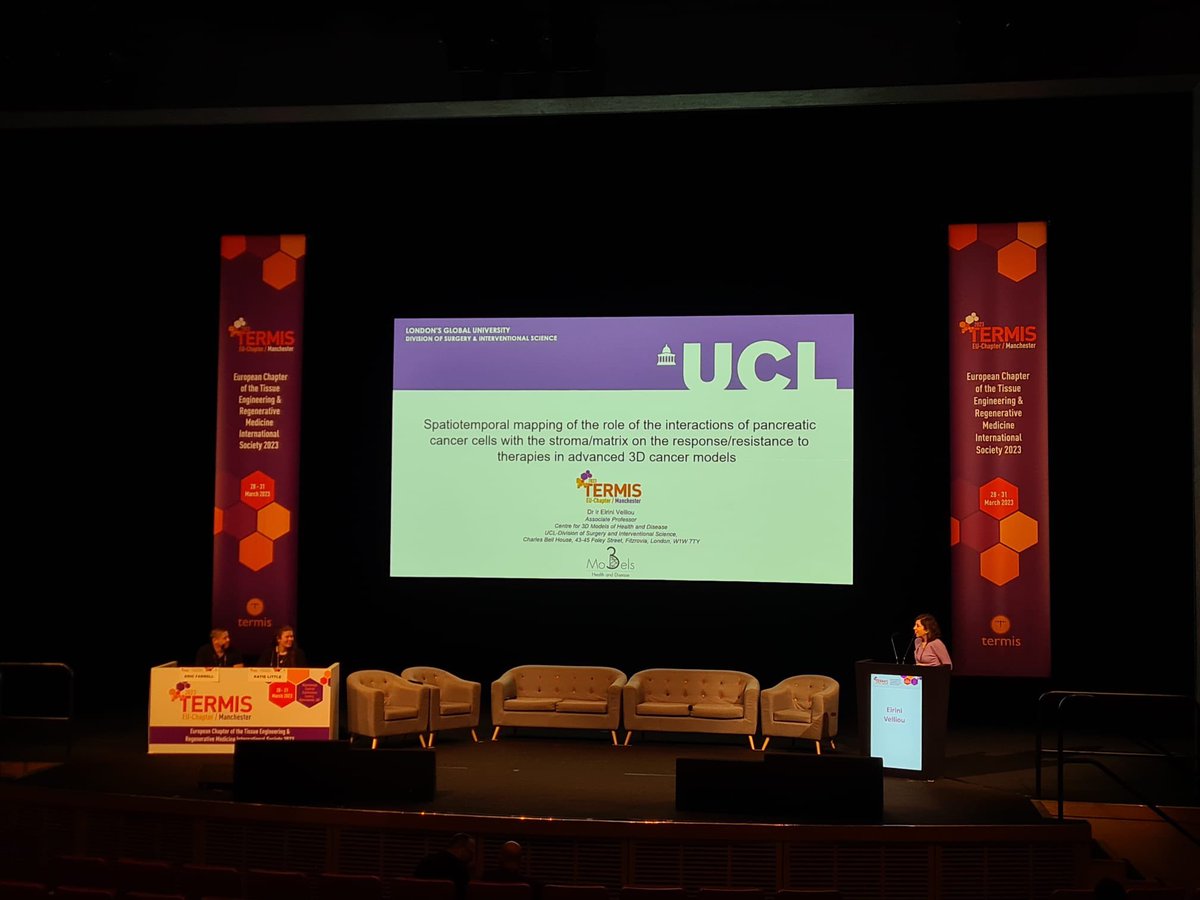 Eirini Velliou (@eirini_velliou) on Twitter photo So happy to have been given the opportunity to share our latest results on #PancreaticCancer #3Dmodels at <a href="/TermisEU2023/">TERMIS EU 2023 Manchester</a> in #Manchester today ๐งซ๐ฉ๐ปโ๐ฌ๐ฌ Well done to <a href="/DrGuptaPriyanka/">Priyanka Gupta</a> <a href="/anniekataki/">Annie Kataki</a> for generating them! Grateful to the <a href="/The_MRC/">Medical Research Council</a> for funding ๐๐ผ <a href="/3dmodelsucl/">3D Models of Health and Disease</a> <a href="/uclmedsci/">UCL Faculty of Medical Sciences</a> So happy to have been given the opportunity to share our latest results on #PancreaticCancer #3Dmodels at <a href="/TermisEU2023/">TERMIS EU 2023 Manchester</a> in #Manchester today ๐งซ๐ฉ๐ปโ๐ฌ๐ฌ Well done to <a href="/DrGuptaPriyanka/">Priyanka Gupta</a> <a href="/anniekataki/">Annie Kataki</a> for generating them! Grateful to the <a href="/The_MRC/">Medical Research Council</a> for funding ๐๐ผ <a href="/3dmodelsucl/">3D Models of Health and Disease</a> <a href="/uclmedsci/">UCL Faculty of Medical Sciences</a>