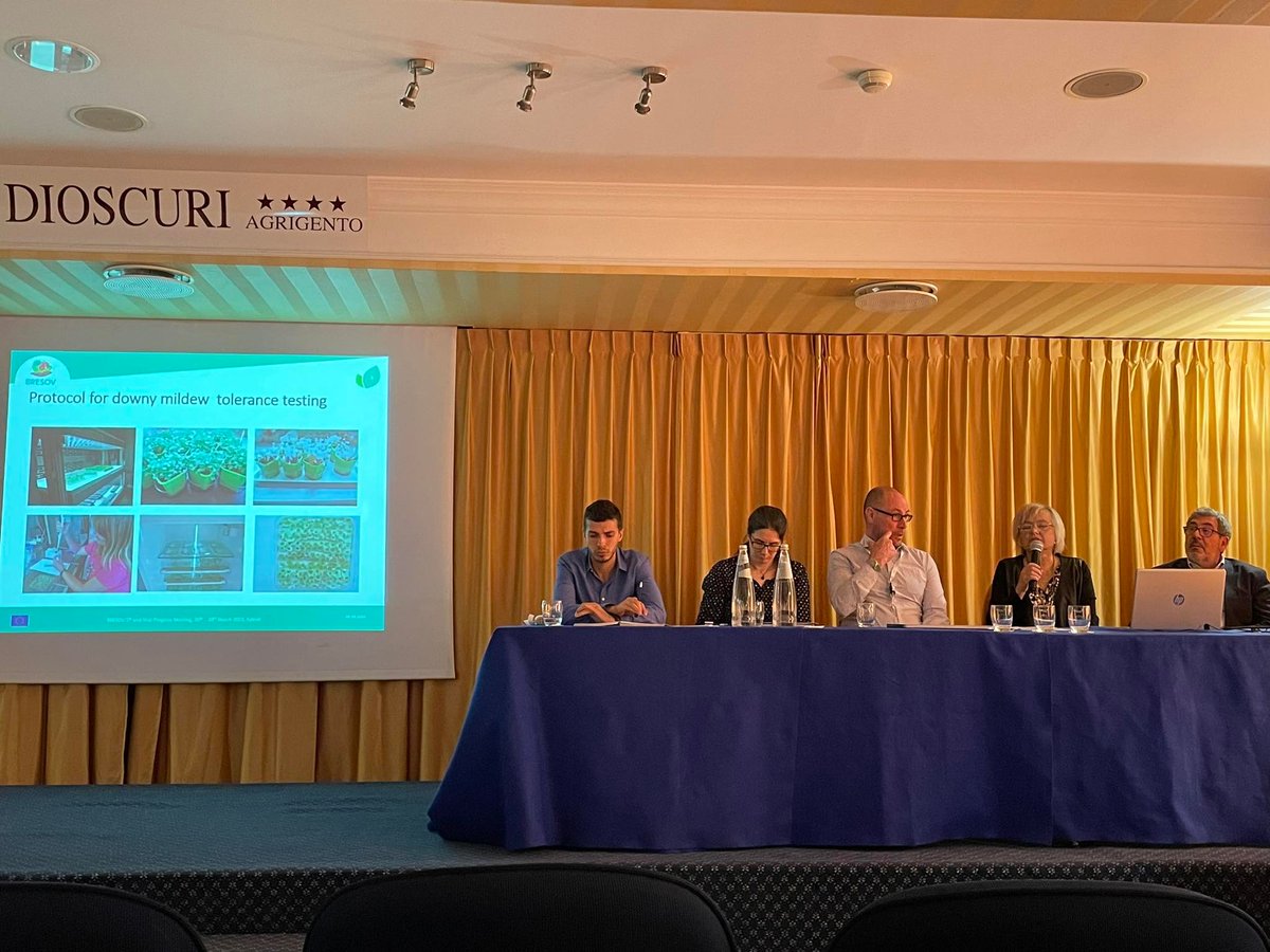 BRESOV_EU's tweet photo. #BresovEU broccoli🥦 crop group session was kicked off by the keynote speaker Charlotte Allender, University of Warwick (UK) and included several presentations by project partners sharing the key results.
#organicagriculture #research #innovation #brassica https://t.co/X1qlclYiCc