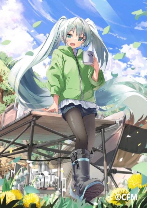 「第一ゴム」様と「初音ミク」がコラボした「パッカブルブーツ」のイメージビジュアルを描かせていただきました!本日から予約開始だそうです。予約、詳細は初音ミク公式ブログ( )か第一ゴム様のツイッター()からご確認くださいませ!よろしくお願いします。…  