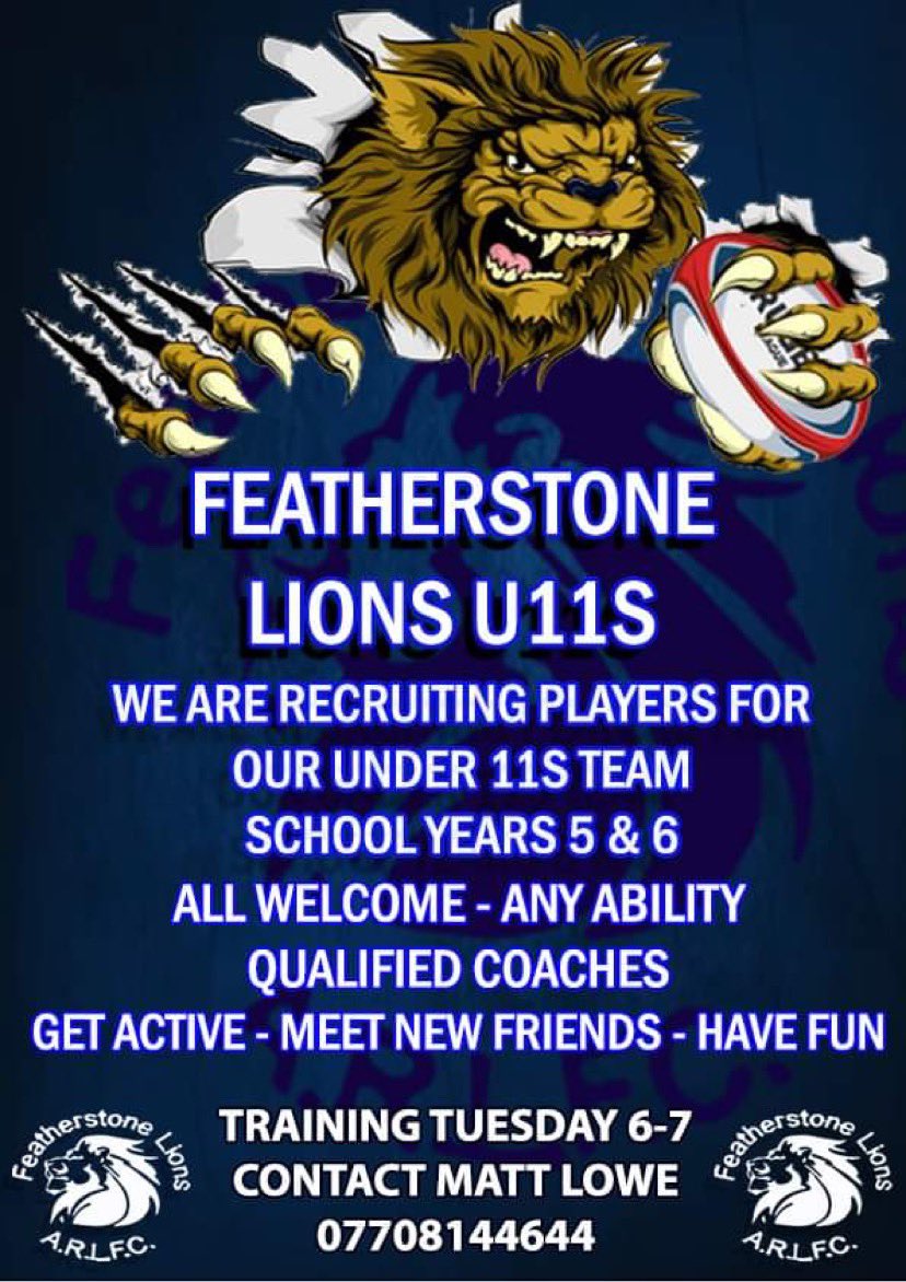 Our u11s are recruiting,  Give Rugby a TRY.  Any ability welcome.  Turn up or contact Matt Lowe
