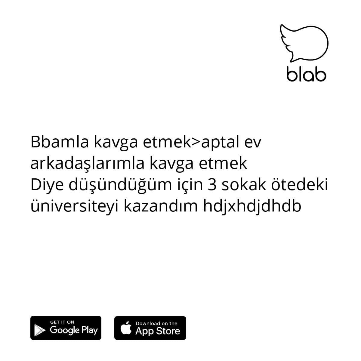 blab_app's tweet photo. 😅

#blab #anonim #blabsocial #anonimuygulama #anonimpaylasim #itiraf #itirafediyorum #ozgurcepaylas #blabla #icindengeldigigibi #universite #universitehayati https://t.co/XjpoyRP8dW