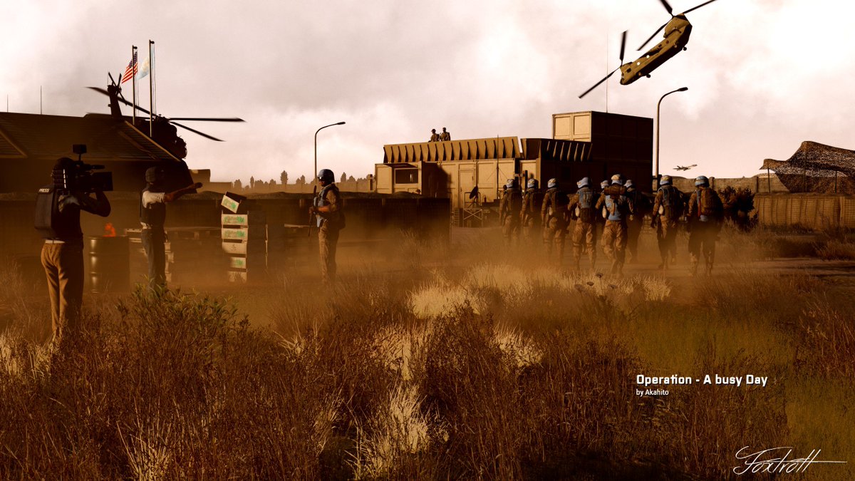 'A Busy Day'

#arma3photography #Arma3 #UnitedNations #UNPeacekeepers