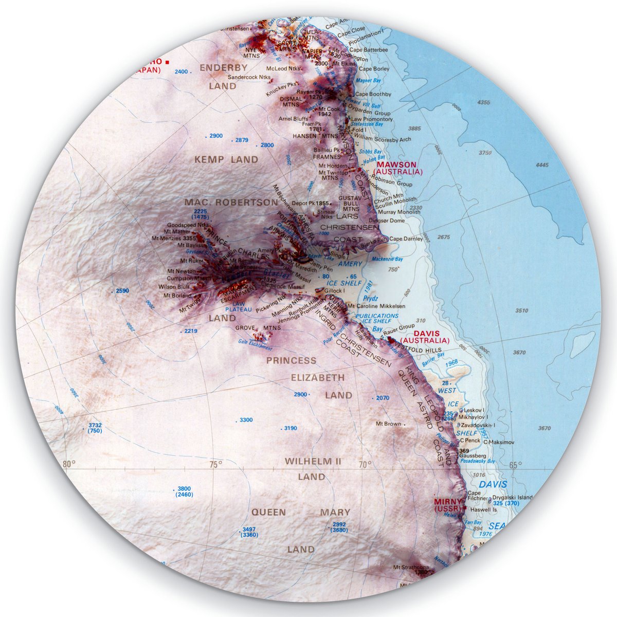 hellovizart's tweet photo. The map of Antarctica deserves more detail, it is a huge area and details may be lost in the final image as a whole. 
#antarctica #maps #3dart #cartography #gis https://t.co/PJdaD8Tt7k