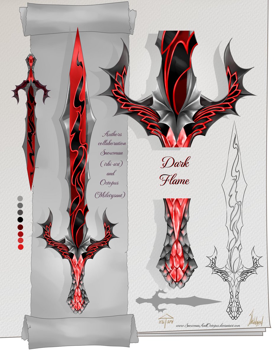Snowctopus's tweet photo. #adopt #adoptable #openadopts #adoptableitems #adoptableswords #weapons #roleplaying #snowmanandoctopus #noAI
Dark Flame sword adoptable item by Snowman and Octopus
SB: $25
MI: $2
AB: $45
100% natural art from humans imagination and hands!
Auction here: https://t.co/SZHdEANRb6 https://t.co/omk5TNA2eh