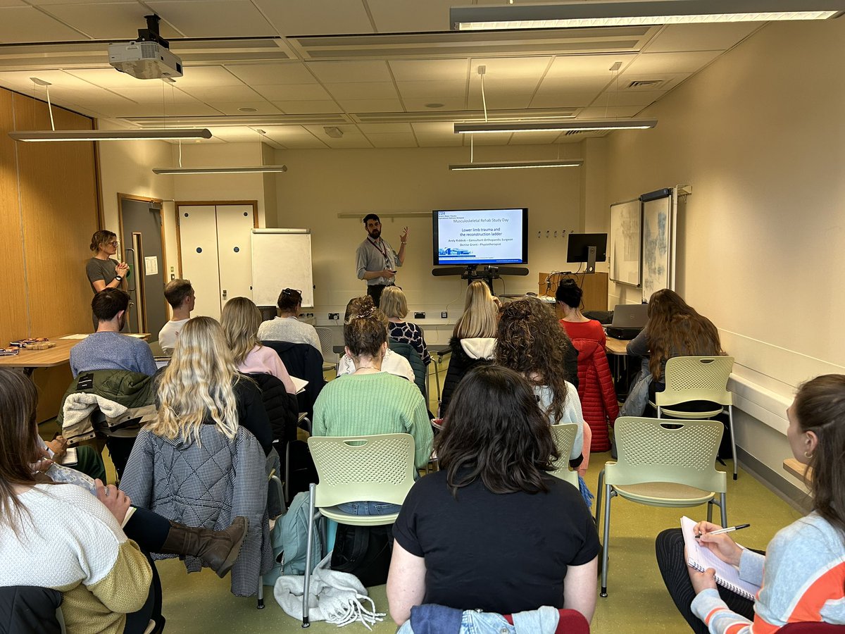 We are live! Major Trauma MSK Rehab Study Day @NorthBristolNHS has commenced. #NBTproud to be sharing knowledge and education within the Severn Major Trauma Network.