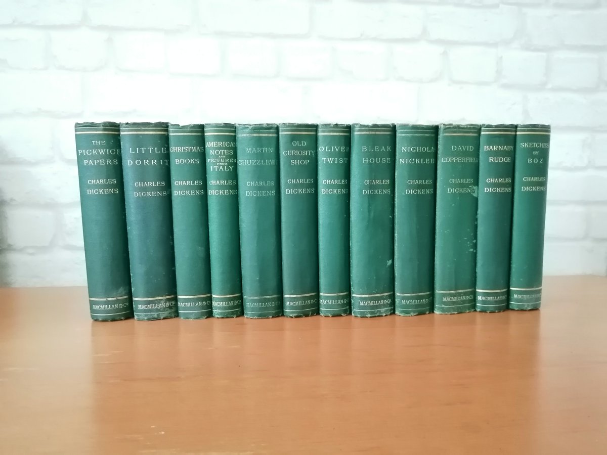TemptedByArt's tweet photo. #Antique Charles Dickens collection of 12 novels 1892s books ##Rare Literary Readers book club Bookworm gifts Antique Dickens collection Unique books
https://t.co/ba6y99joZi https://t.co/HxuNURDtIe