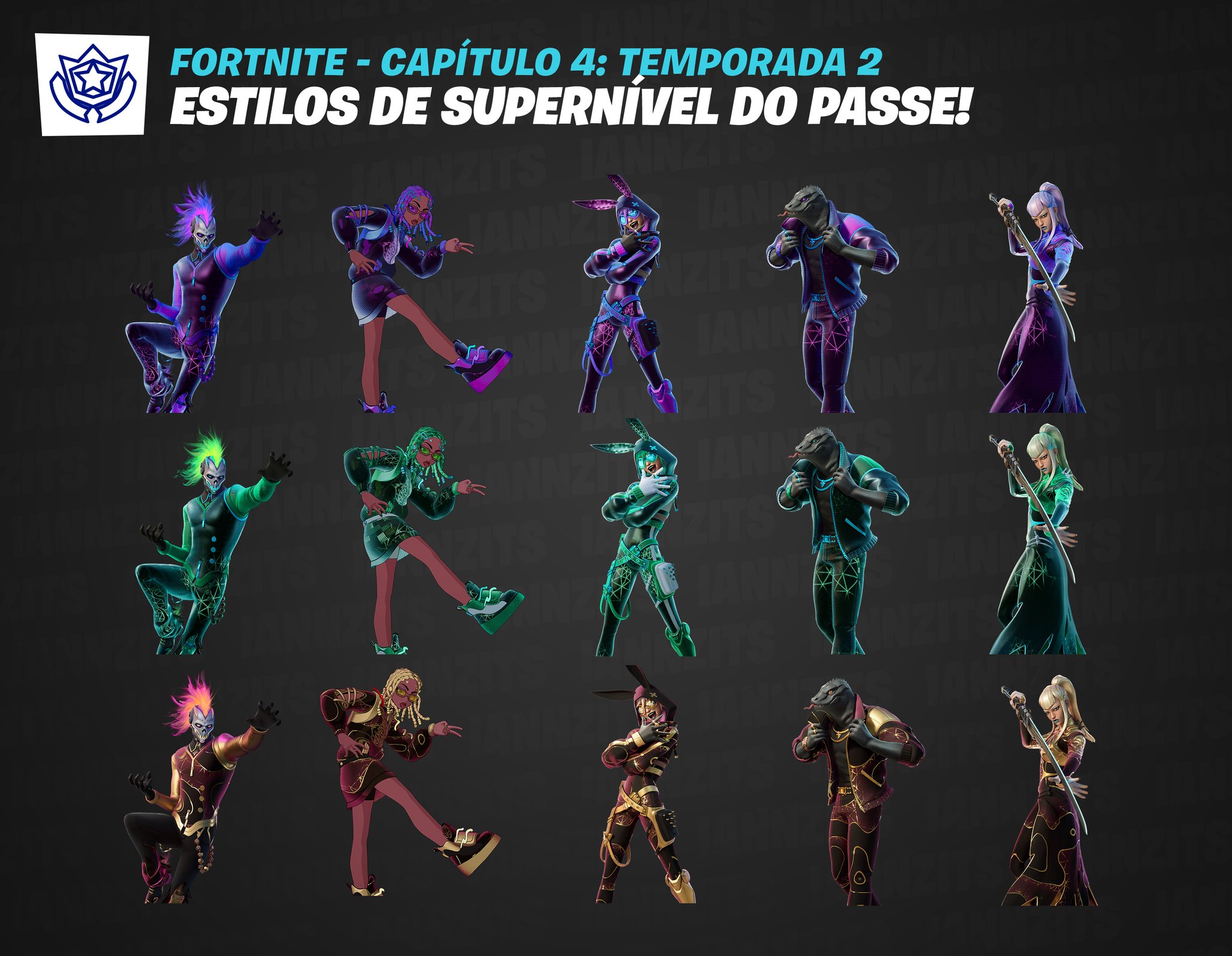 Fortnite - As melhores skins do passe do Capítulo 4 da Temporada 2