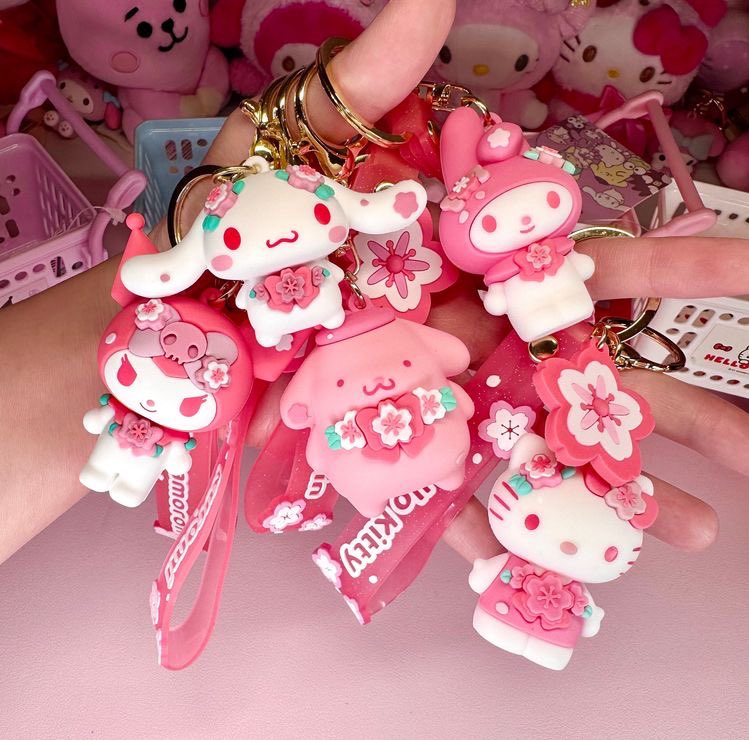 sanrio sakura keychains 💫

who looks the cutest?