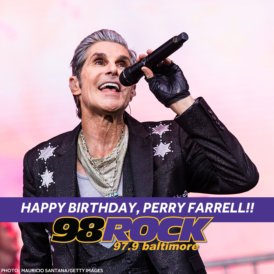 Happy 64 birthday to Jane\s Addiction vocalist and Lollapalooza creator Perry Farrell. 