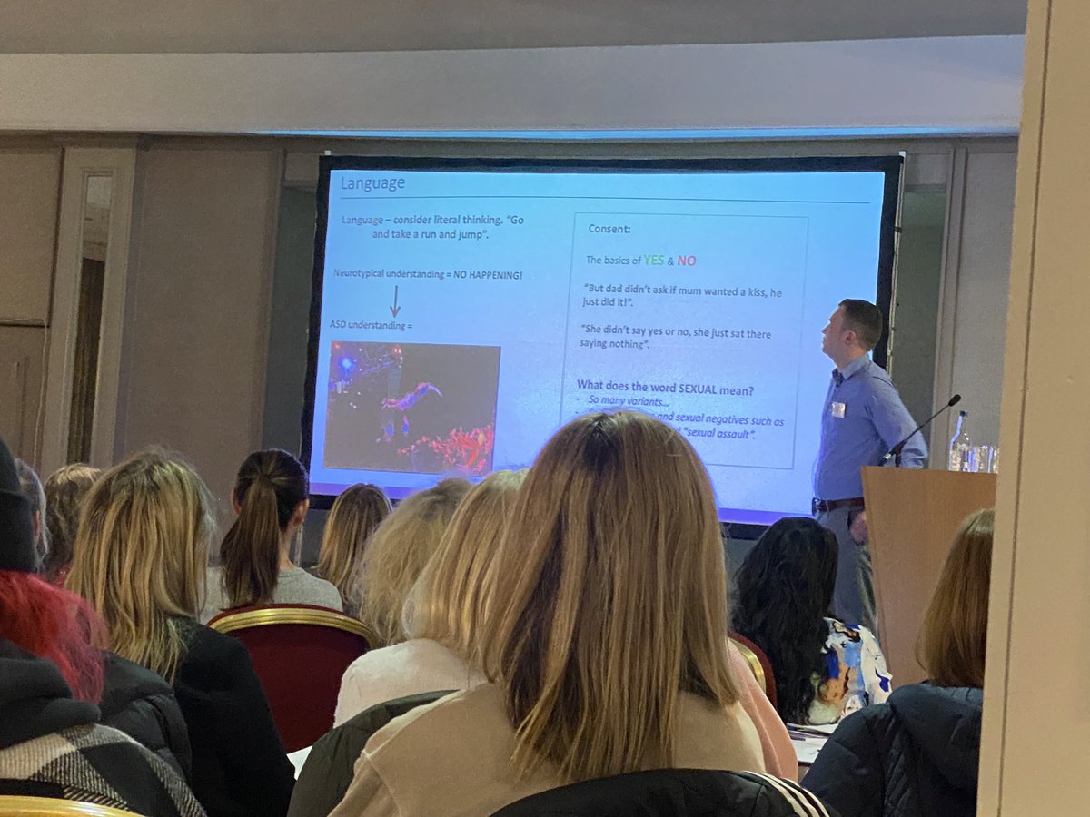 Sallar1's tweet photo. Really helpful and informative presentation from David Russell in Glasgow @MedicaCPD today on autism and adolescent harmful sexual behaviour. Awareness and building confidence in the children’s sector so important here if we are to properly tackle this issue. https://t.co/qkMi0e61qw