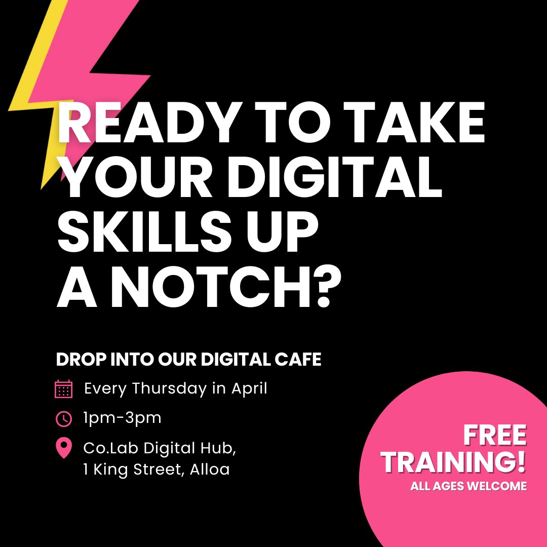Want to learn some basic digital skills? 💻

We're partnering with Digitize to deliver FREE digital skills training right here in our community

Drop into our Digital Cafe to discover what you could learn!

Register ➡️  hello@colabhub.co.uk or come along to our drop-in session!