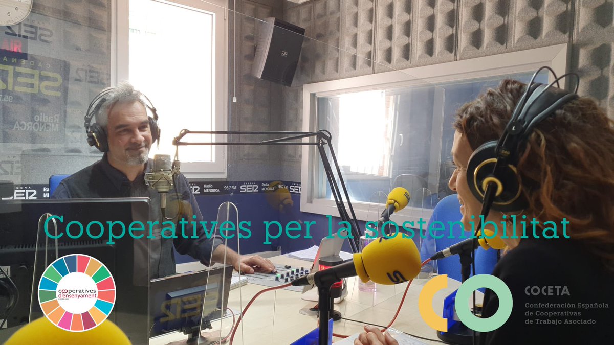uctaib's tweet photo. @MalenaRiudavets presidenta d’@uctaib presenta la jornada “Cooperatives per la sostenibilitat” organitzada per UCTAIB i @Coopsdetrabajo a la cadena @RadioMenorca #MenorcaCoop #ODSCOOP #SomCooperatives https://t.co/jKx9ZbKSJq
