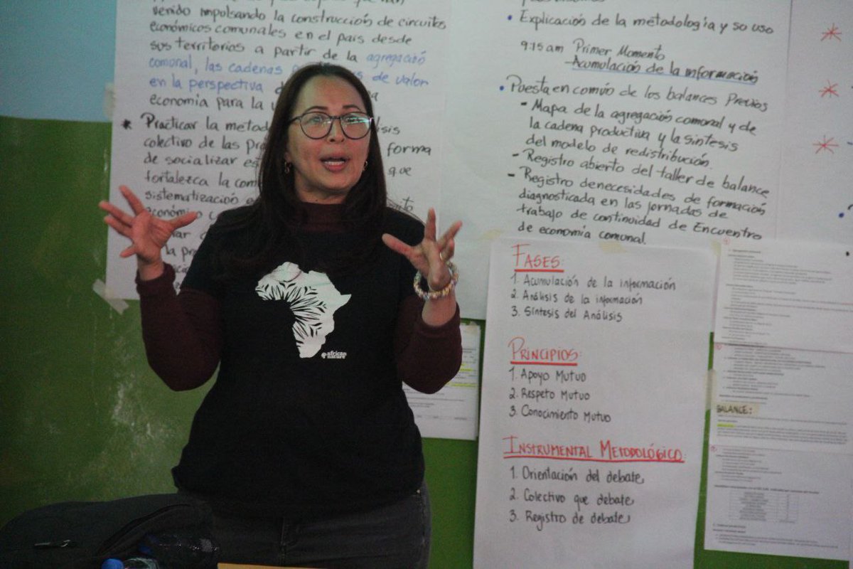 EscuelaFPP_'s tweet photo. 1/3|#EnFotos| En coordinación
con @ComunasVE_, la
@EscuelaFPP, llevó a cabo el
Taller de Análisis Colectivo de las
Prácticas y Registro Abierto del
Circuito Económico del Café, en la
comunidad de Villanueva, mcpio.
Morán, del Edo. Lara.
#ComuaOnada
#PoderPopularEnFormación https://t.co/WtWVrjmNIL