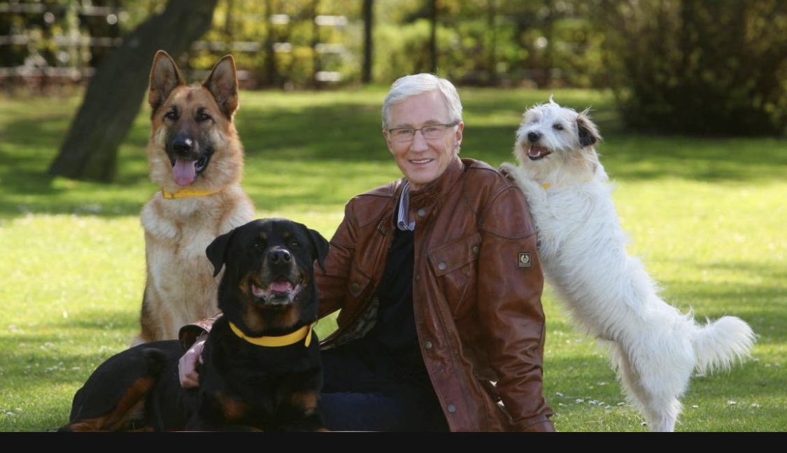 Such a lovely man 😢 I looked after his 2 dogs Buster &amp; Louis at Teddington Studios when he was on set. RIP Paul. God needed another Angel to take care of the animals up there 💔 #PaulOGrady #RipPaulOgrady #animallover <a href="/PaulOGradys/">Paul O'Grady</a> @RealPOGDogs