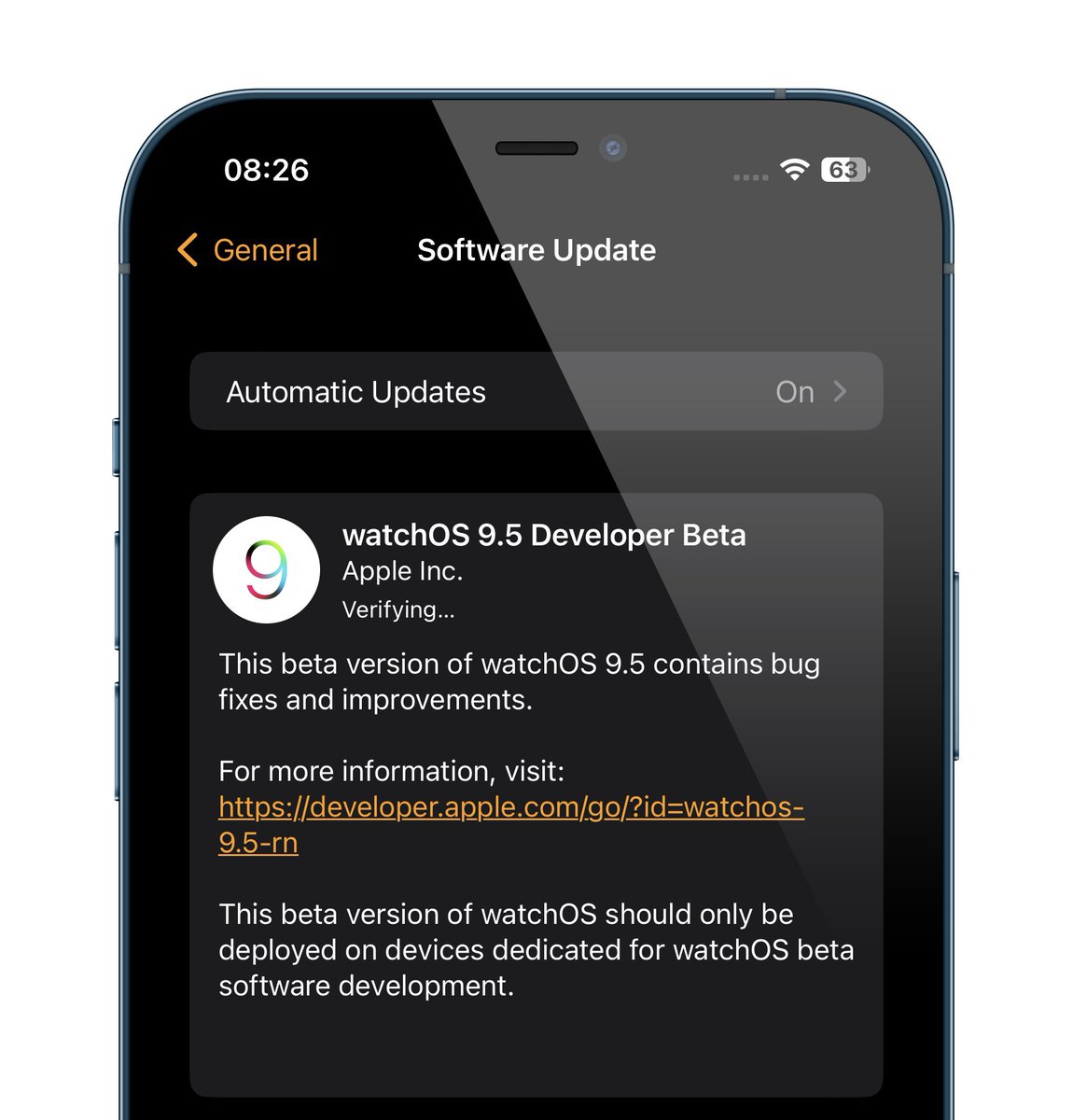 Wright18Ted's tweet image. Time to install watchOS 9.5 beta 1!  🙌

#Apple #watchOS9 #AppleWatch.