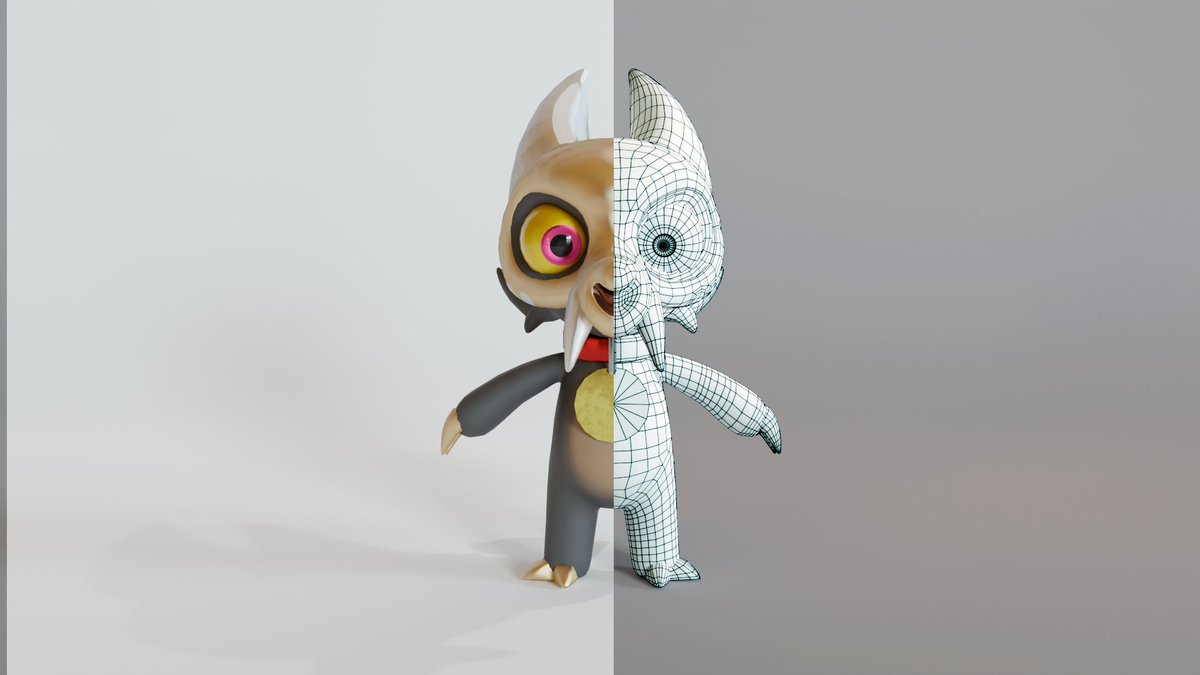 Look! 🥺🥺Do you like my new modeling? please would appreciate an RT!
#TheOwlHouse #OwlHouse #Blender3d #blender #3dmodel #3D #art #artist #model3d